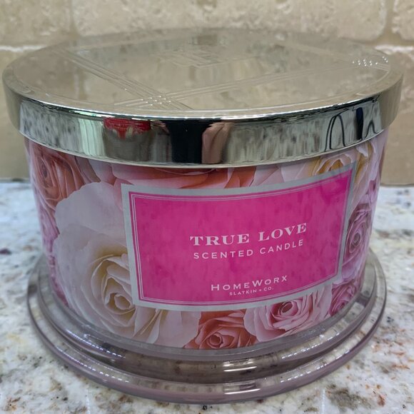HomeWorx by Harry Slatkin True Love Scented 4-Wick Candle 18oz - Picture 1 of 4